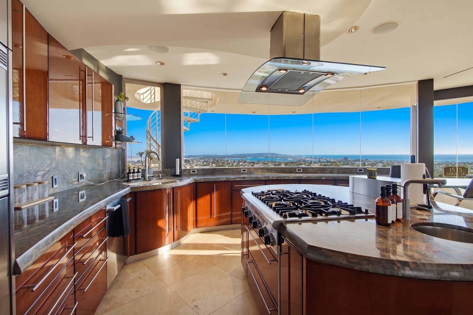 Prepare your favorite meals in this stunning kitchen
