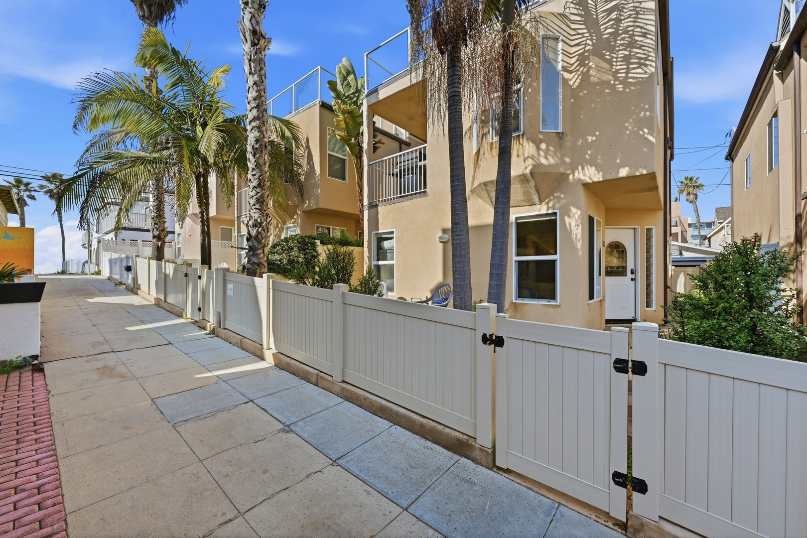 Just a few homes from the beach!