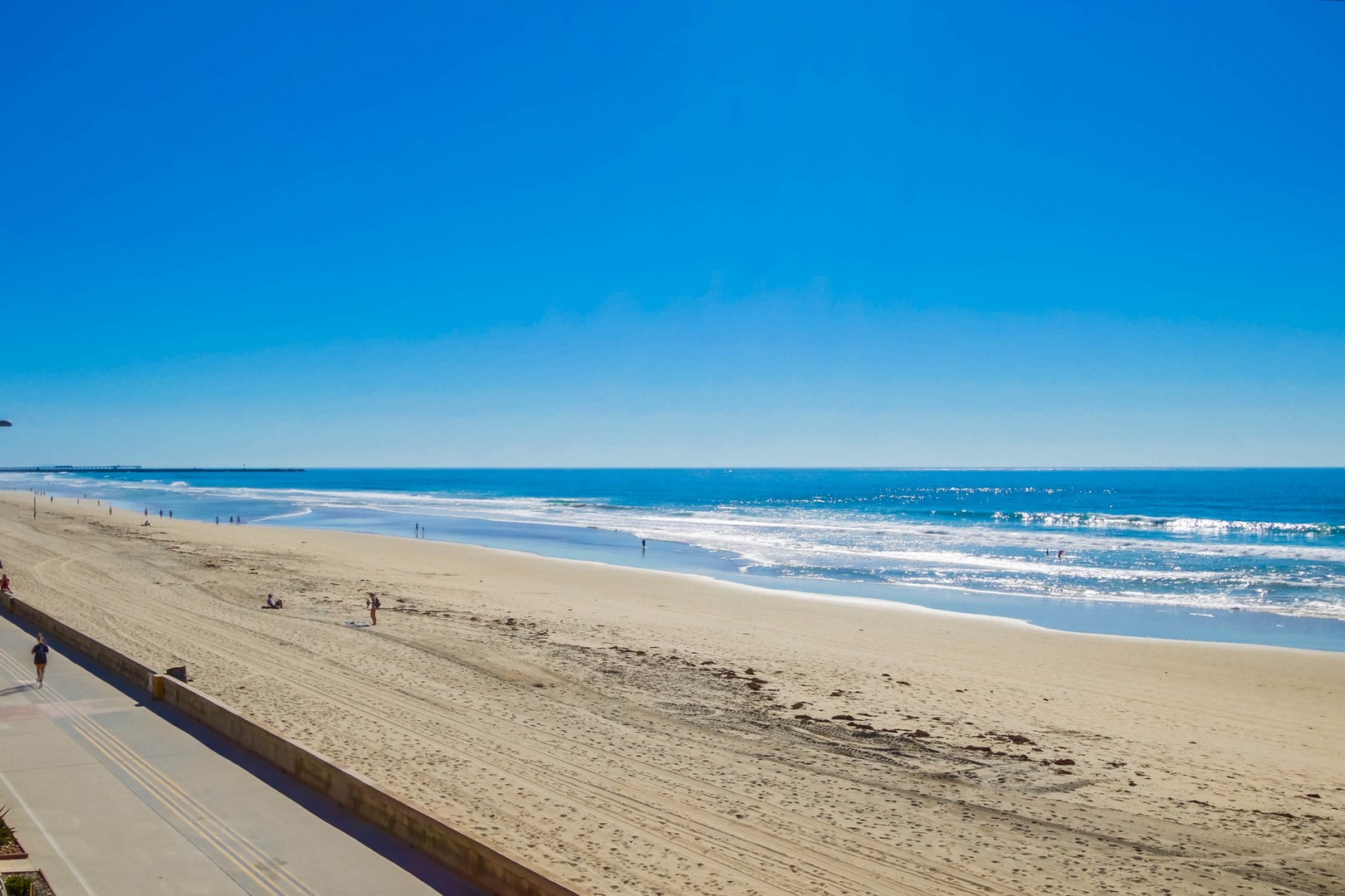 South facing beach views