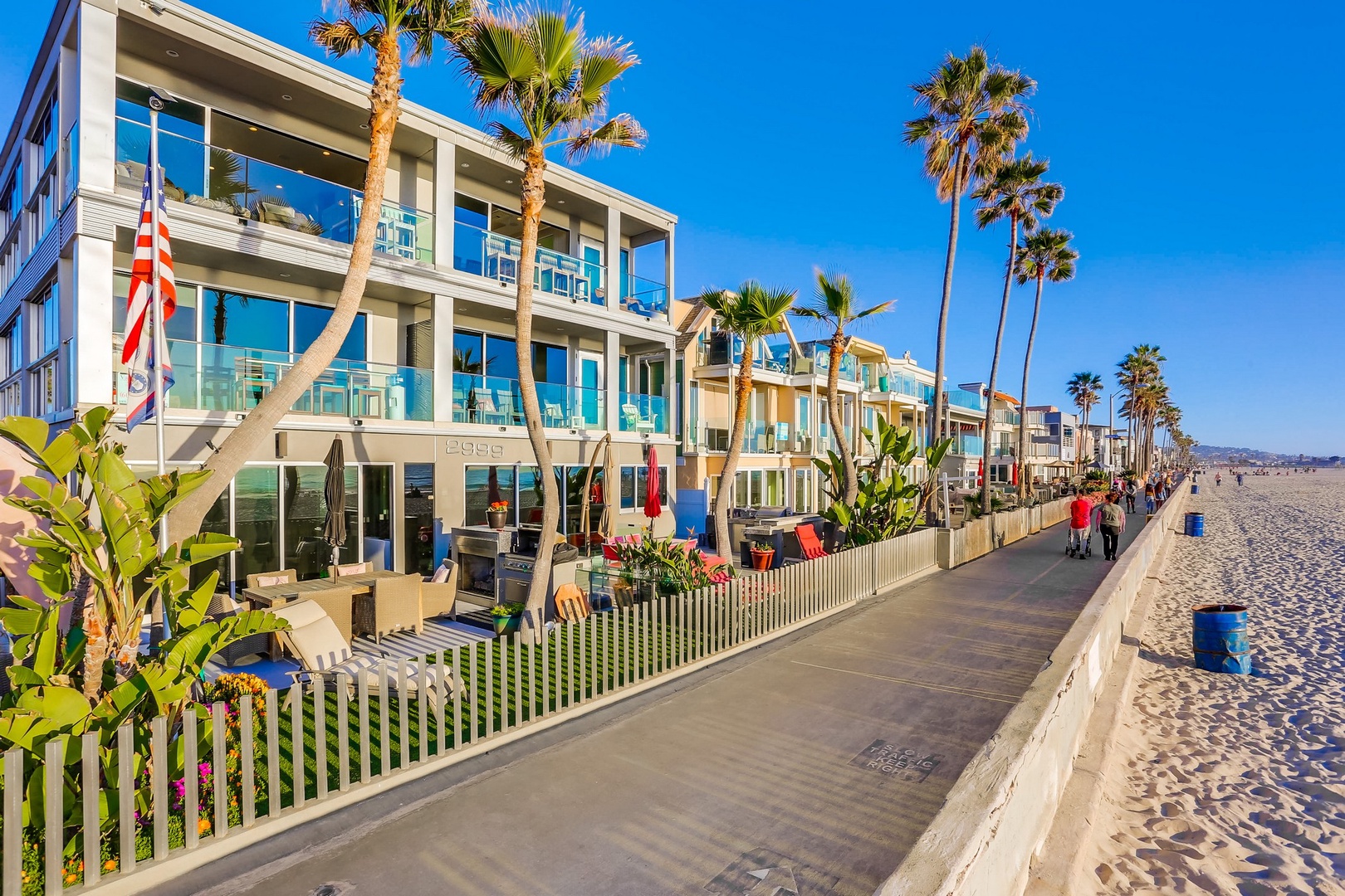 Beachfront and on the boardwalk