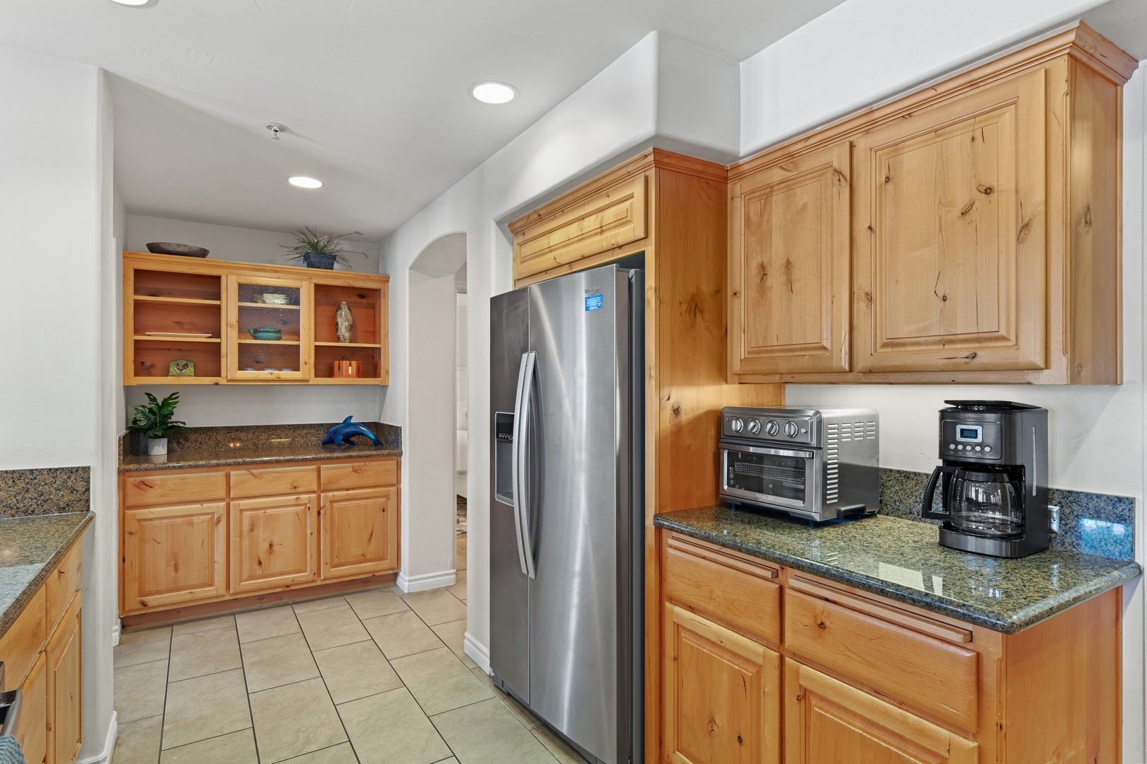 Plenty of counterspace and cabinets