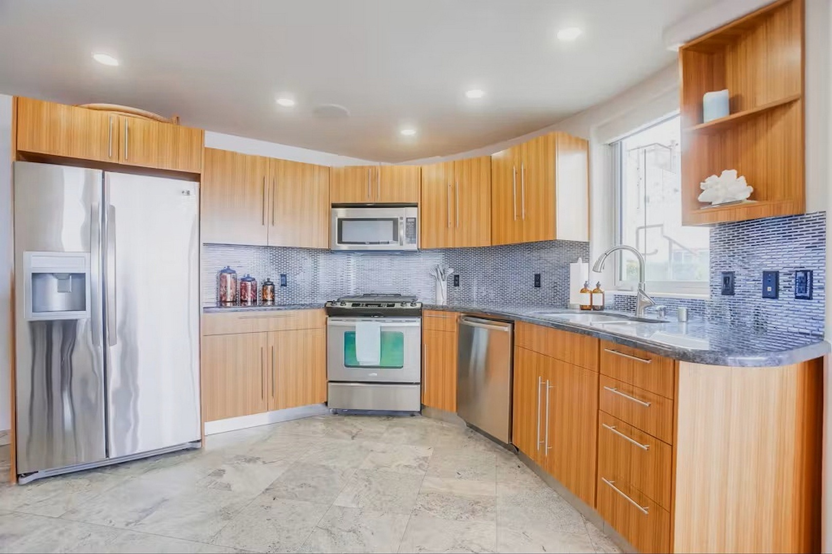 Prepare delicious meals in the fully-equipped kitchen