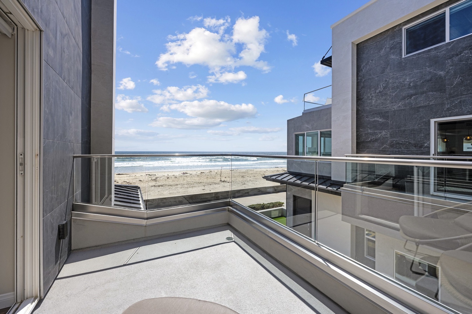 Ocean view balcony