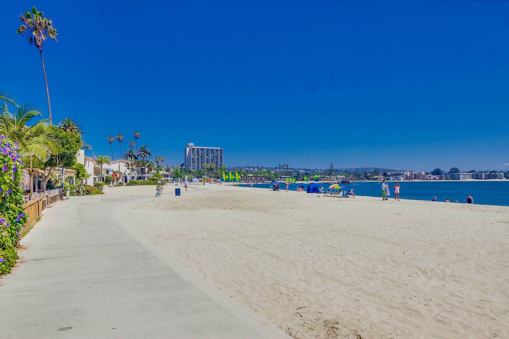 Mission Bay is across the strand