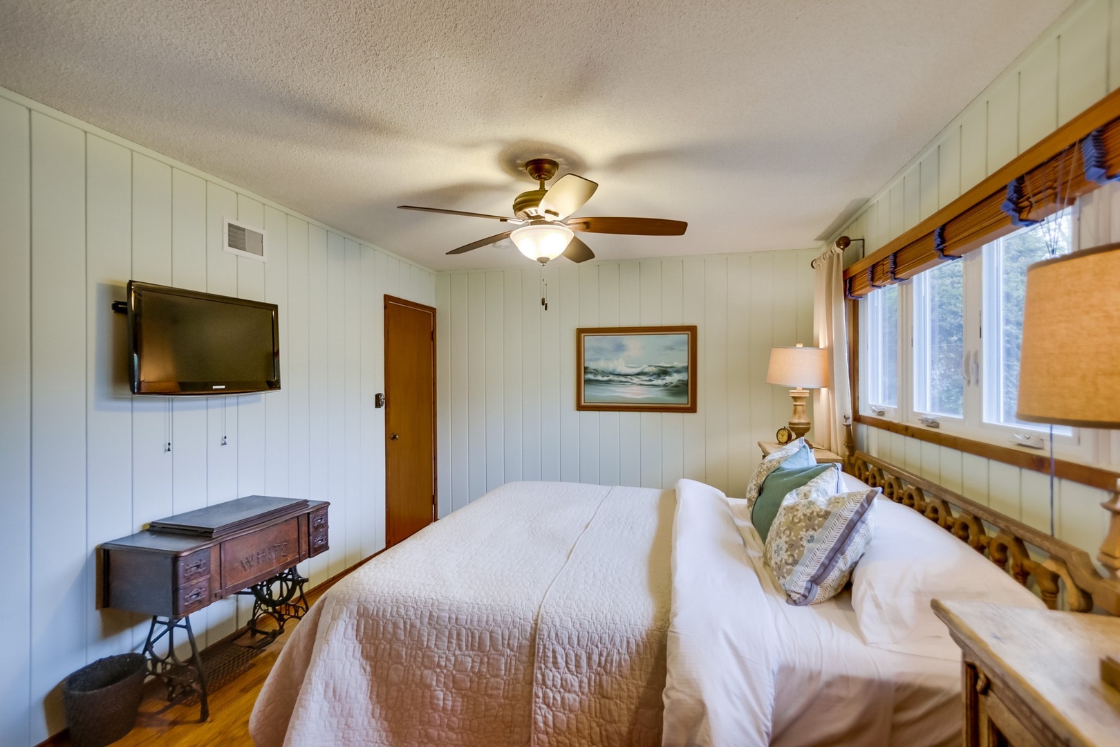 Bedroom 2 comes with a TV