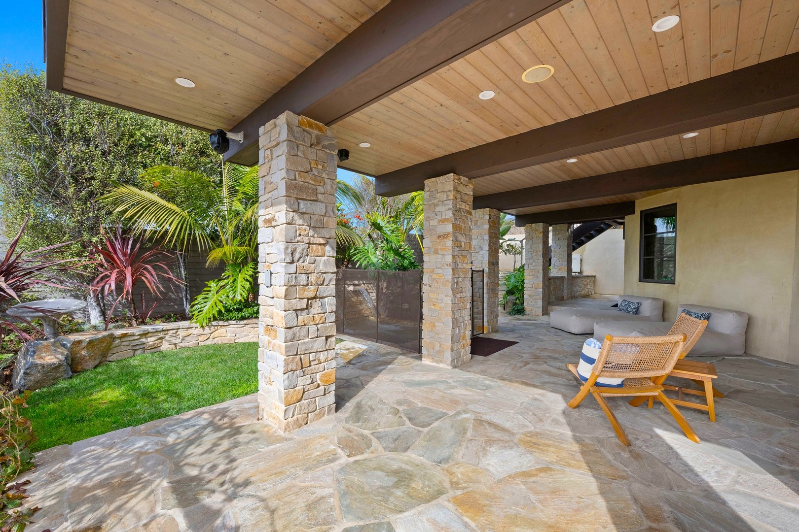 Lower level patio