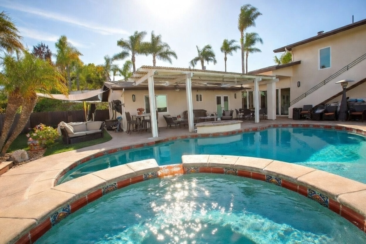 Elevated Built-in Spa