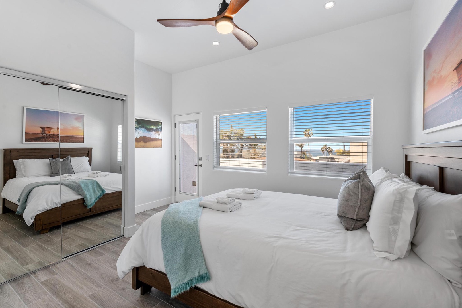 Bedroom 1 with balcony