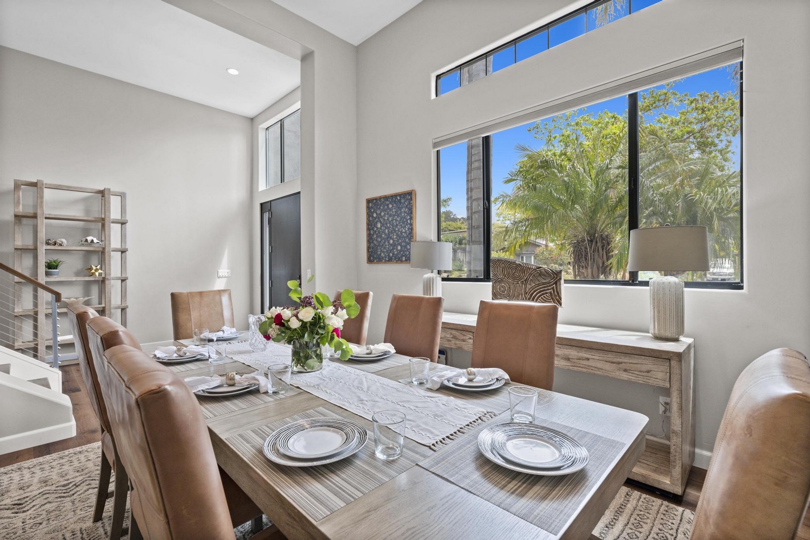 Dining room with seating for 8