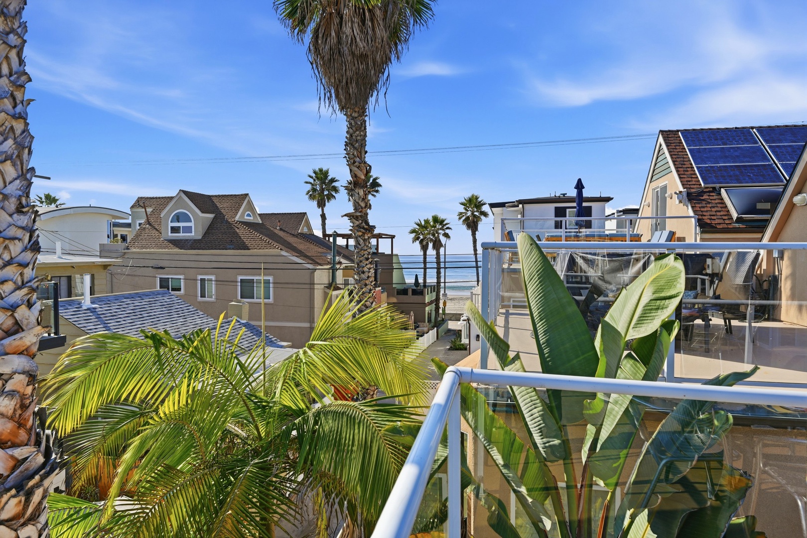 Ocean view from the sun deck