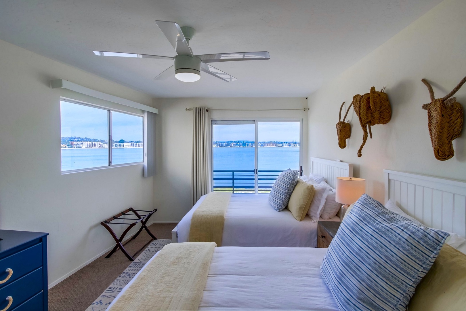 Bedroom 4 with water views