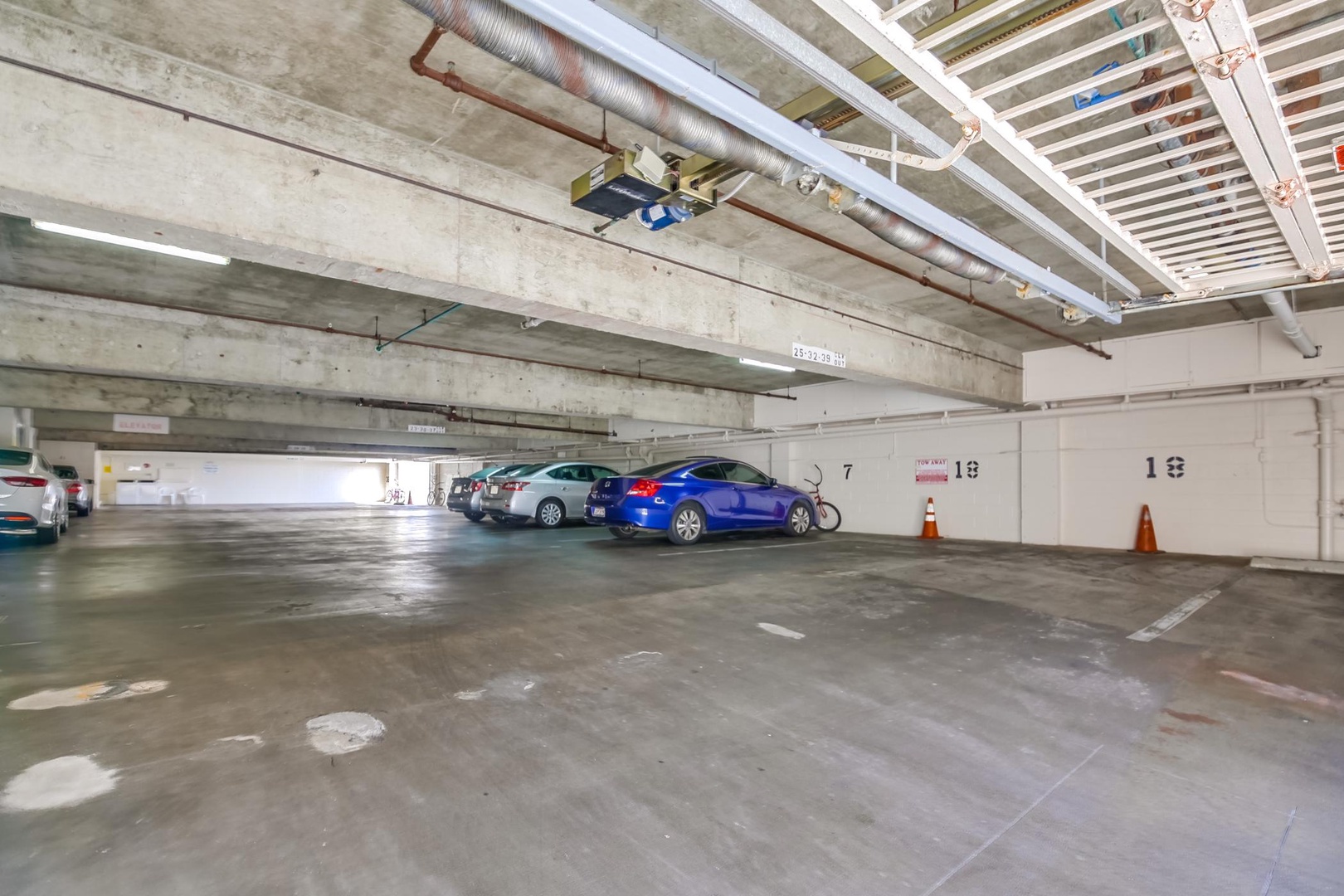1 space in the shared garage