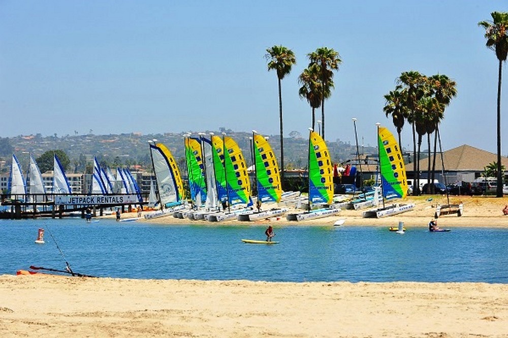 Beach and bayfront