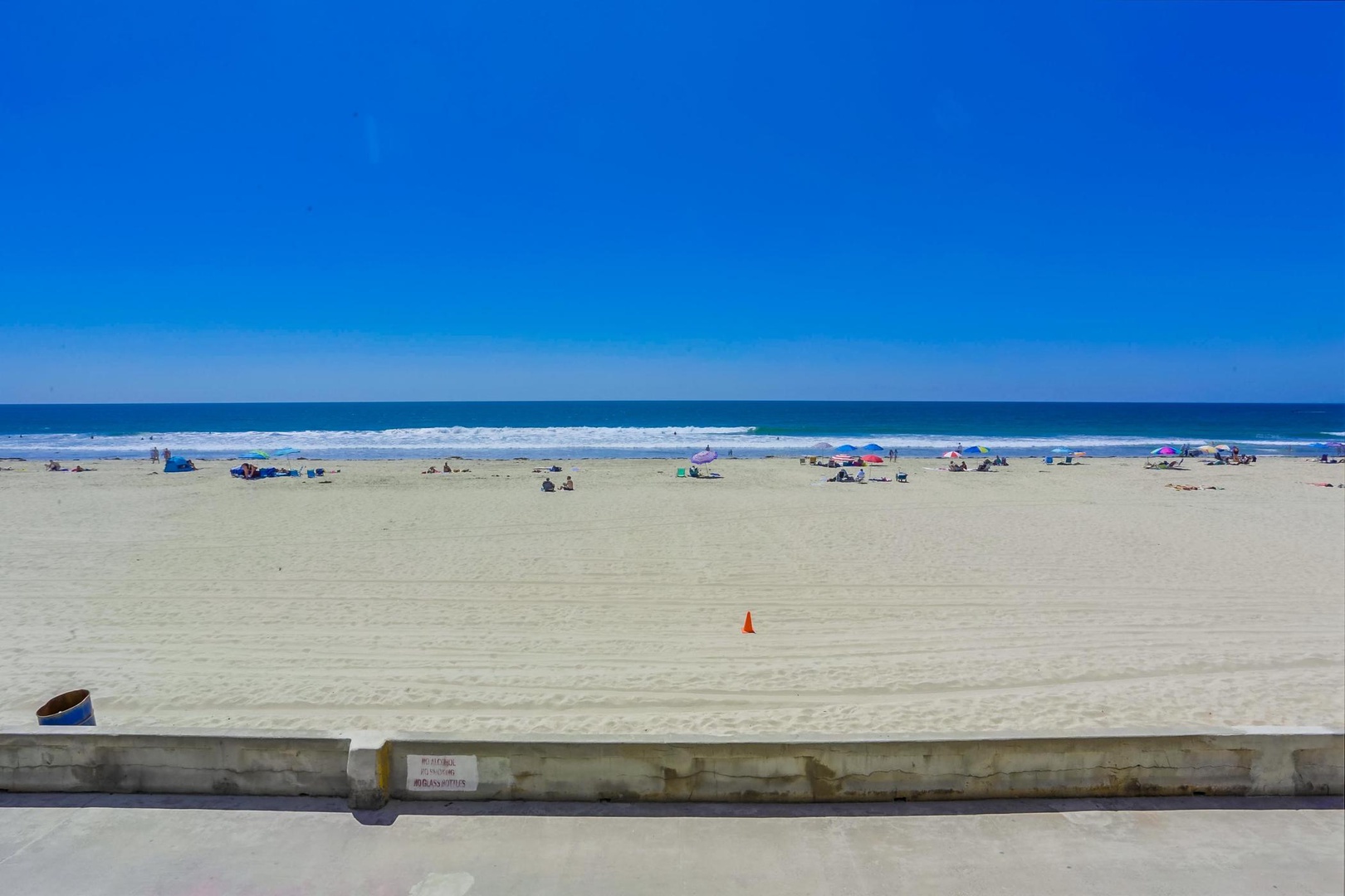 Miles of sandy beach