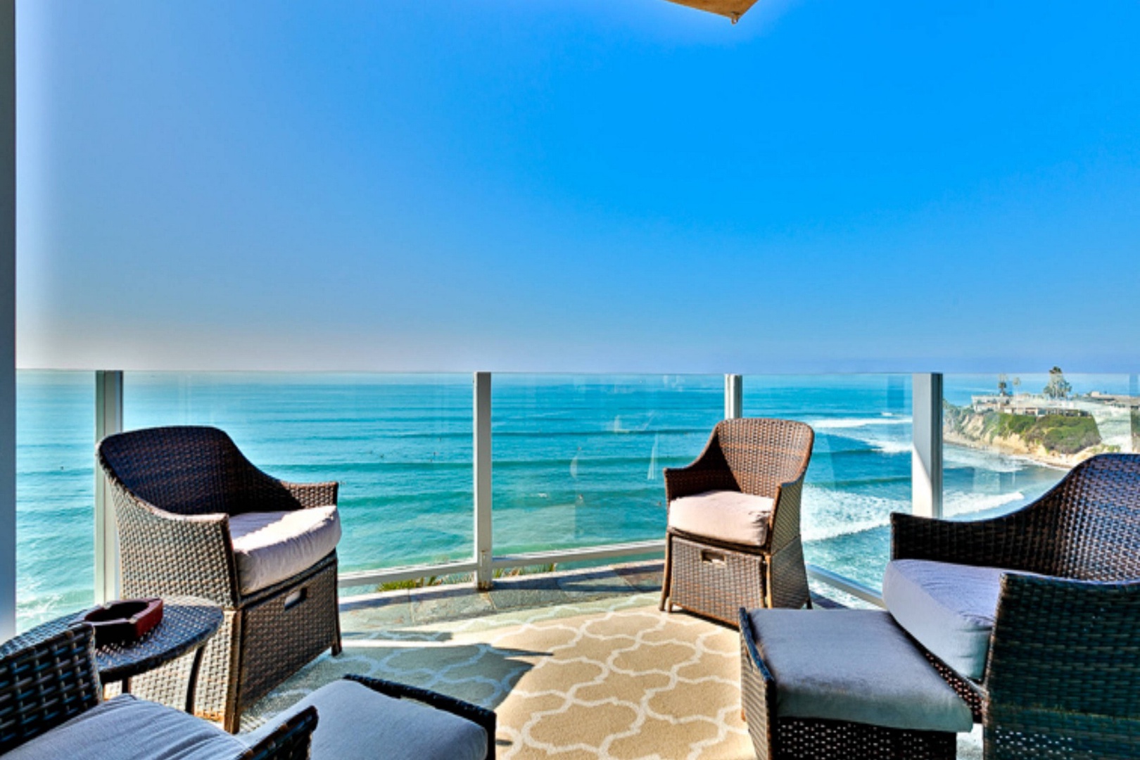 Ocean view balcony