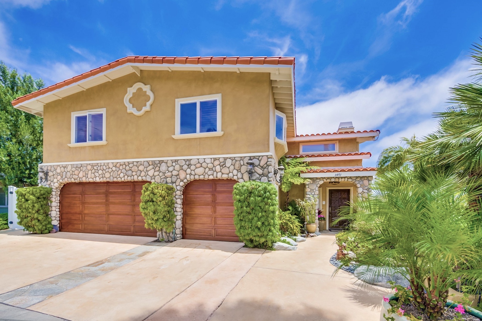 2-car garage and driveway parking