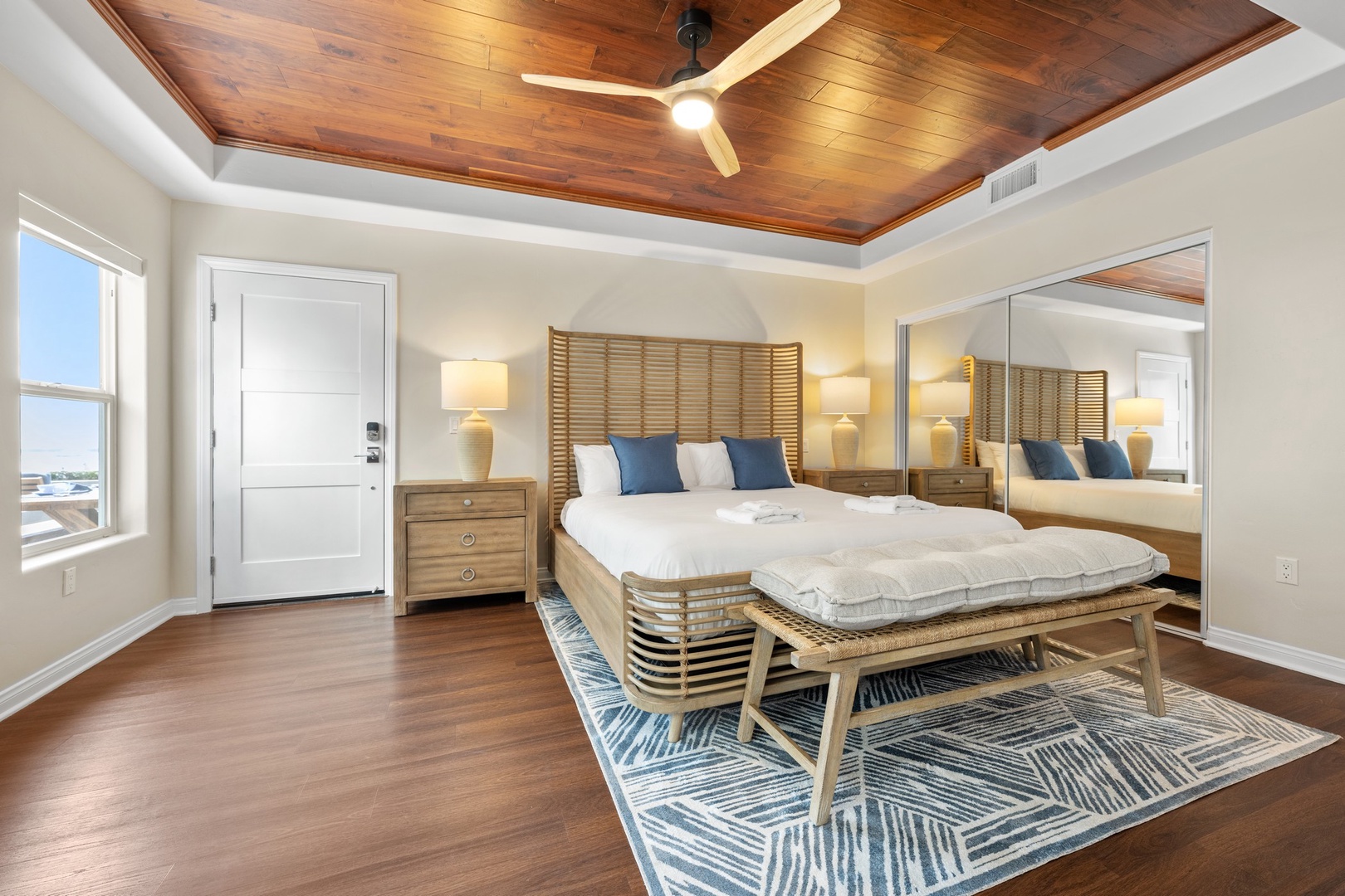 Spacious with a king size bed