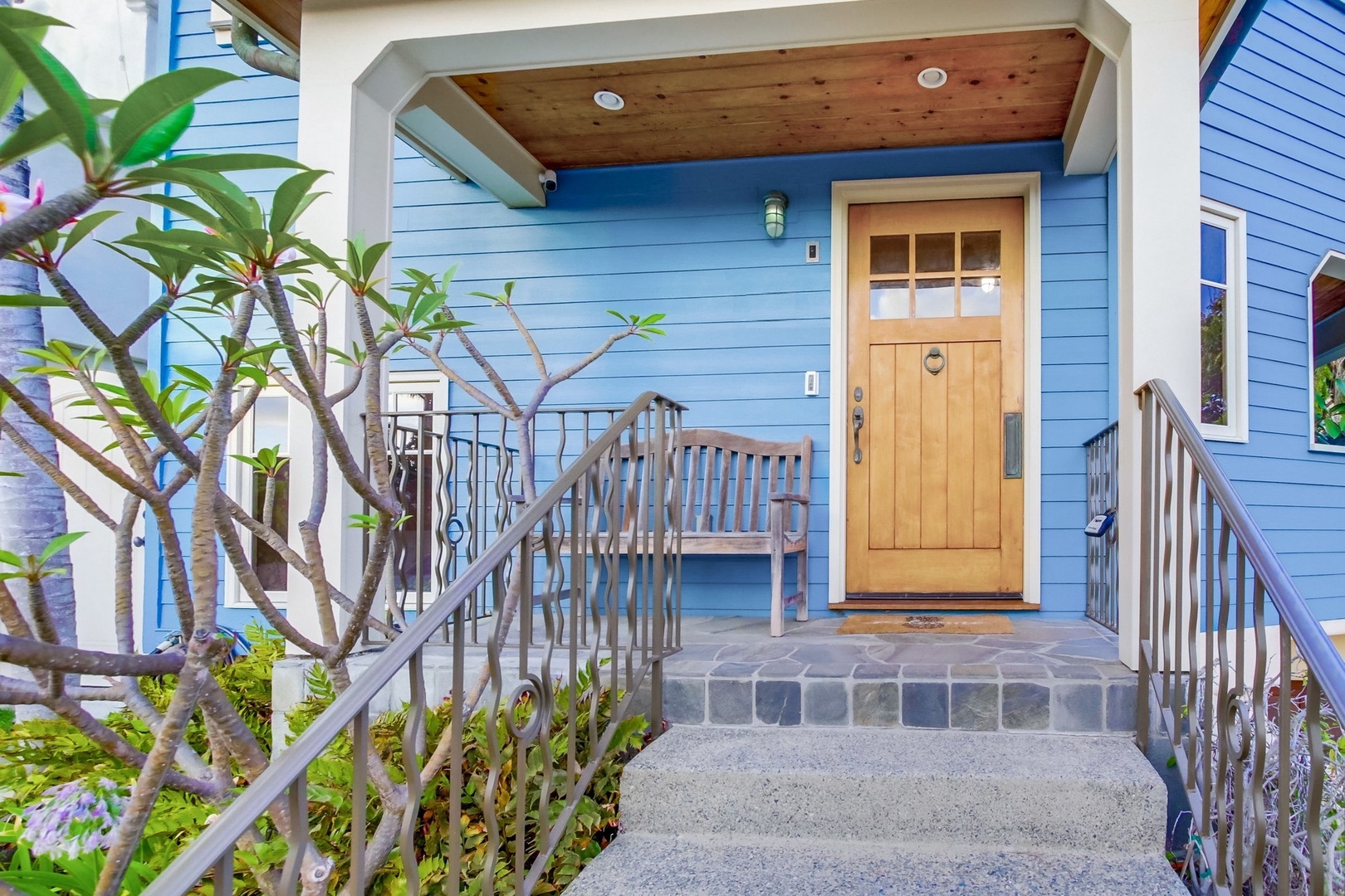 Stairs to the front entry