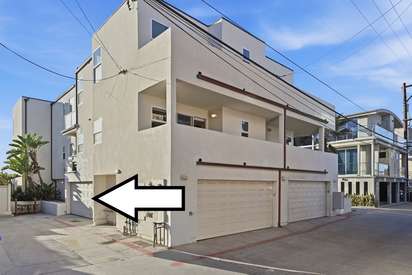 Garage located off the alley