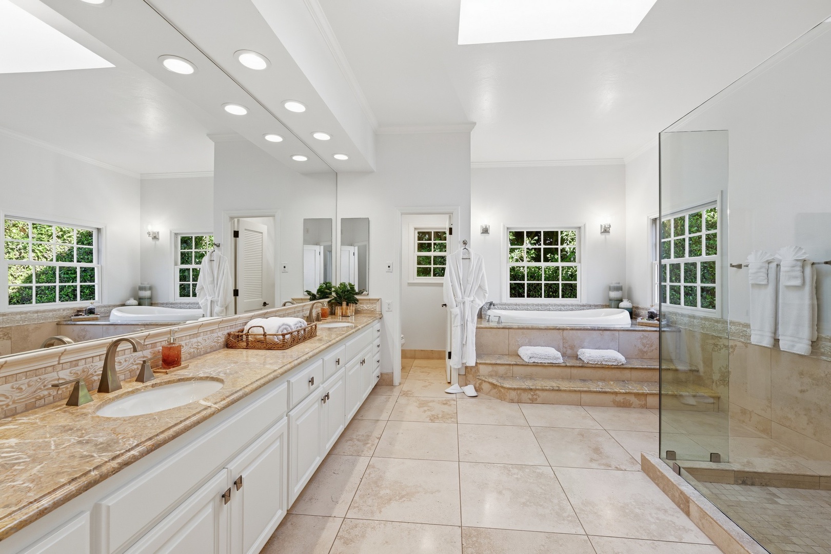 Primary bathroom with walk-in shower