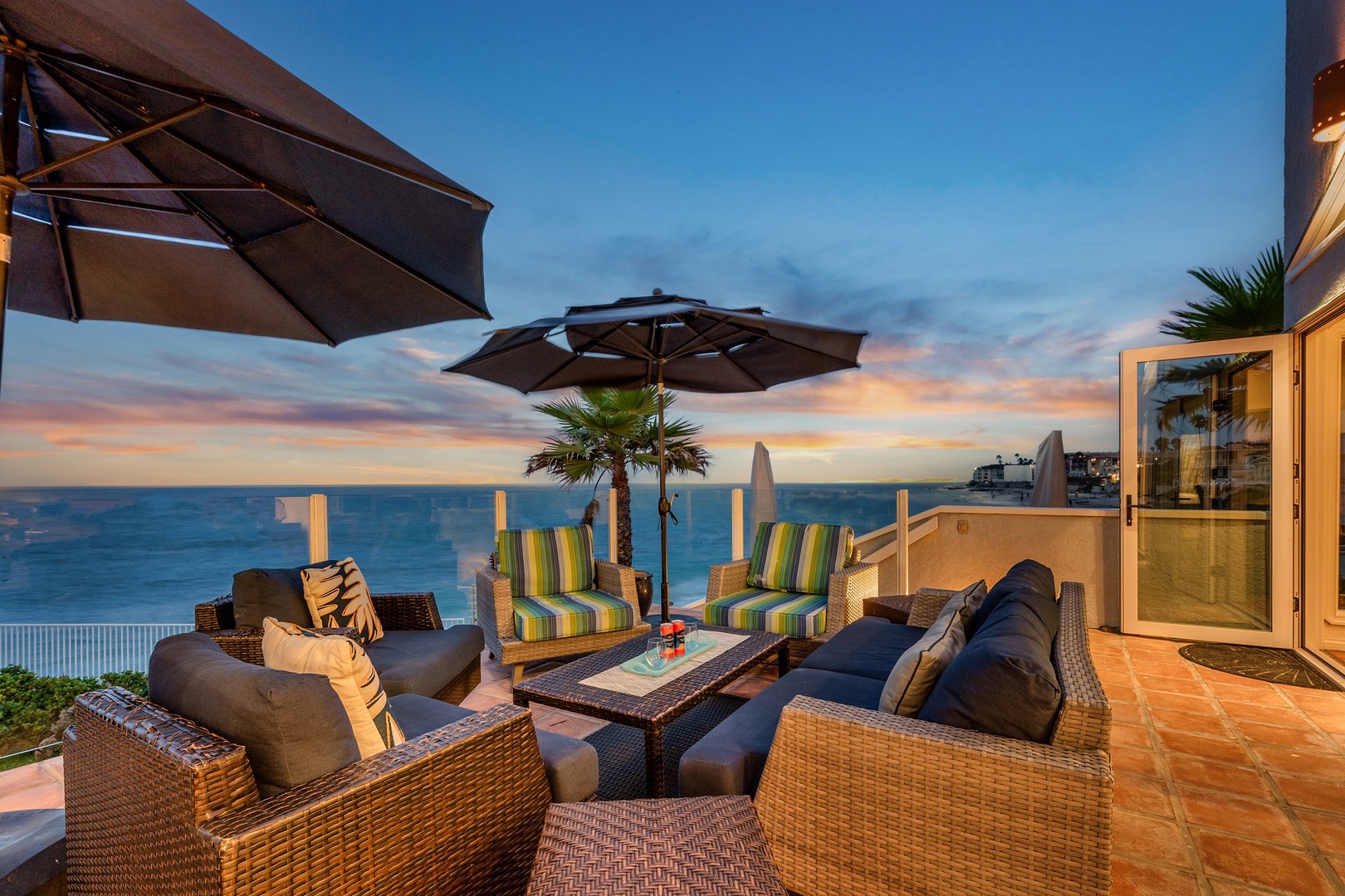 Ocean view terrace lounge