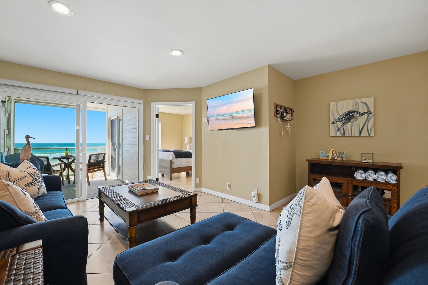 Beachfront living with ocean views