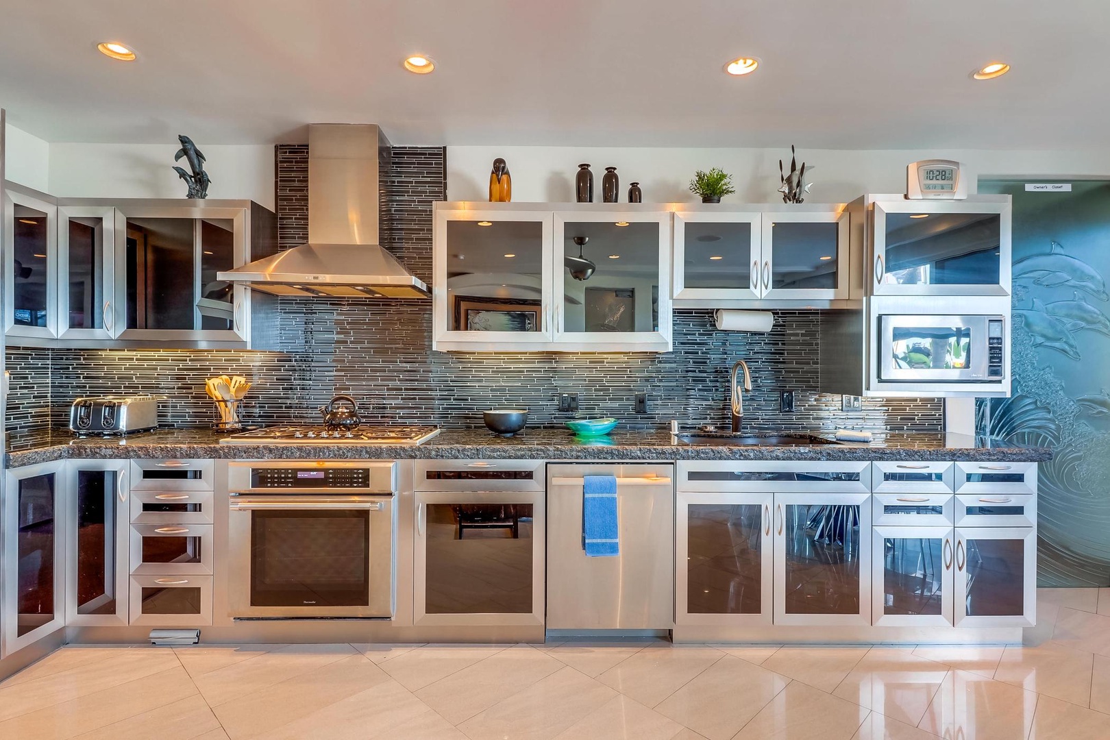 High-end stainless appliances