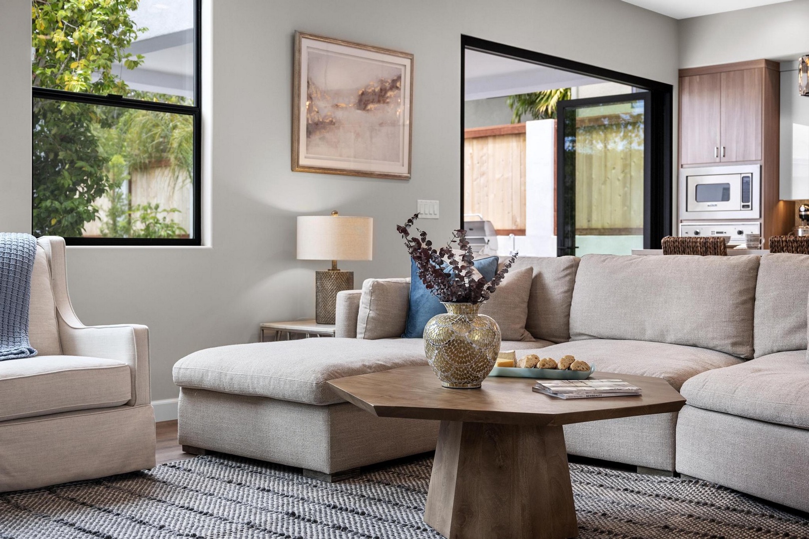 Designer furnished