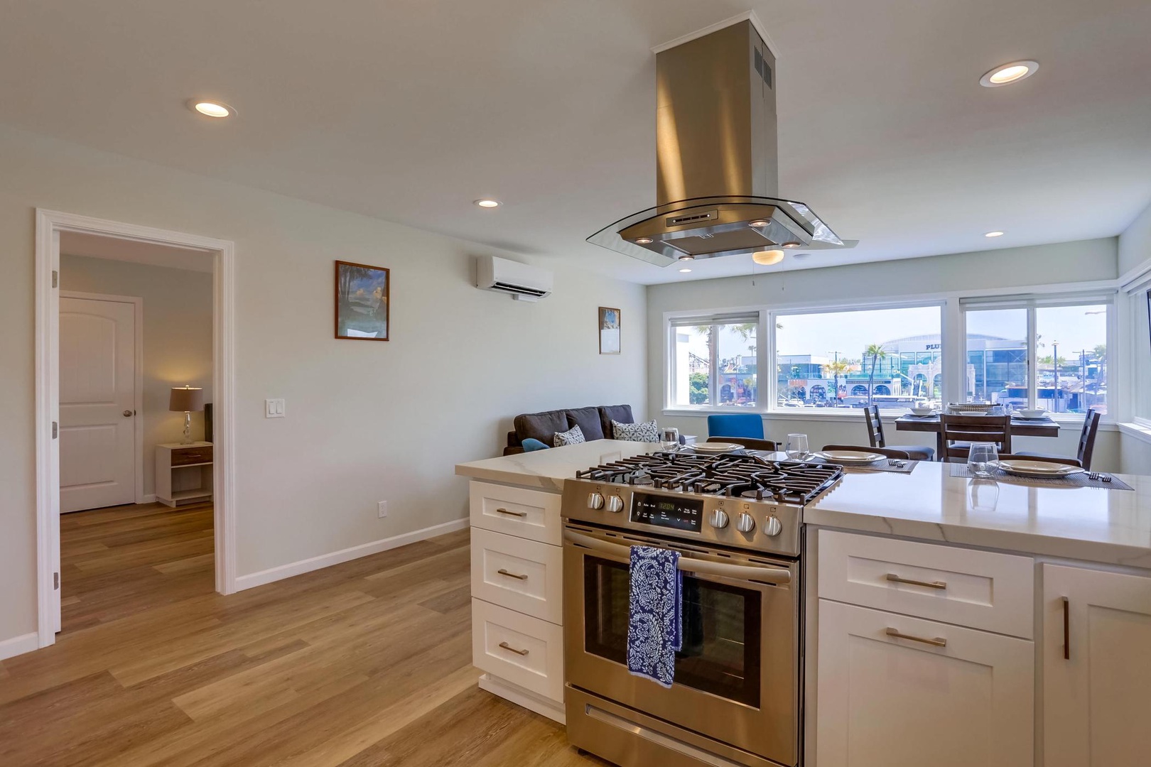 Kitchen views of Belmont Park