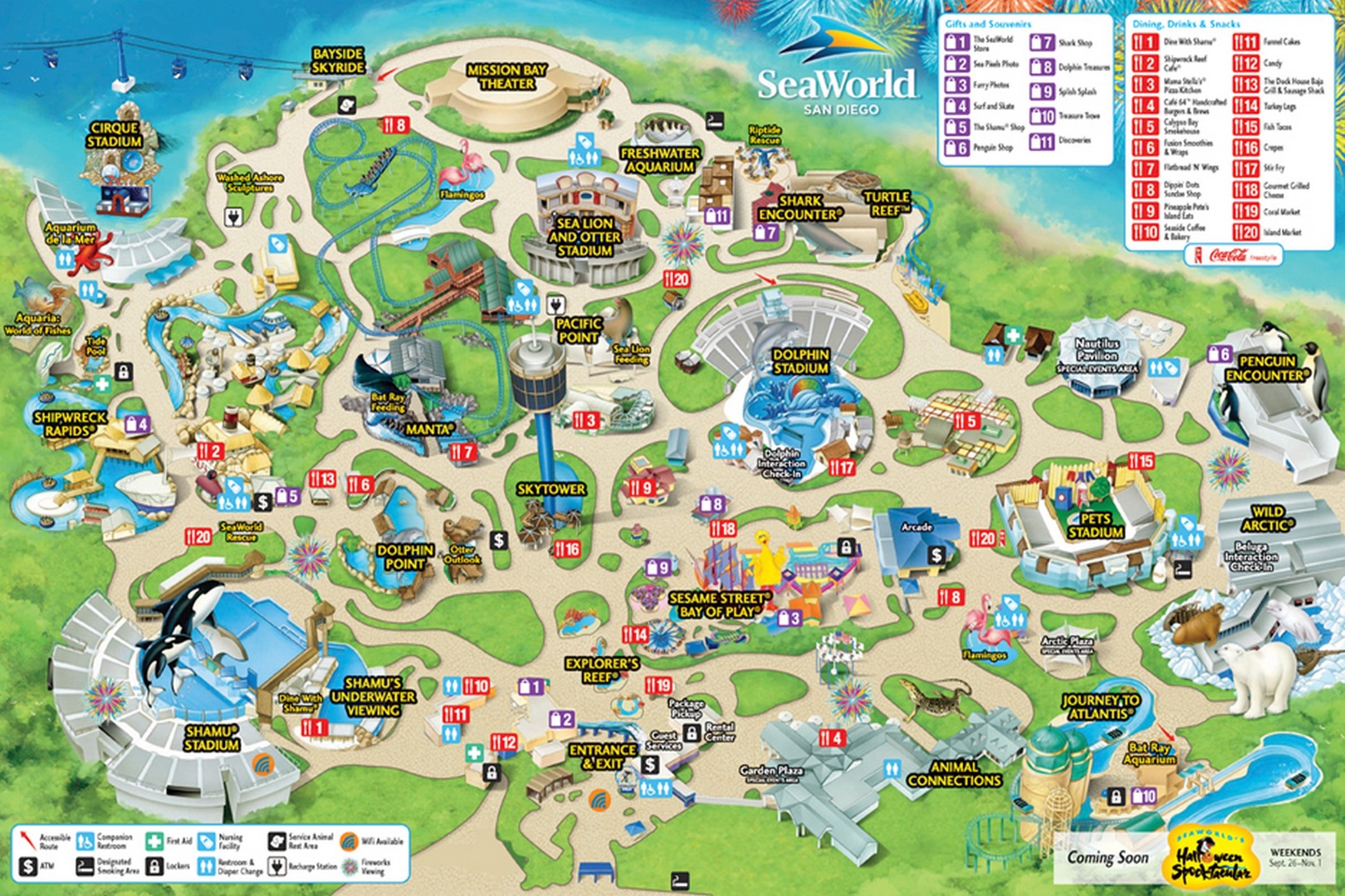 SeaWorld San Diego is 10-minutes away