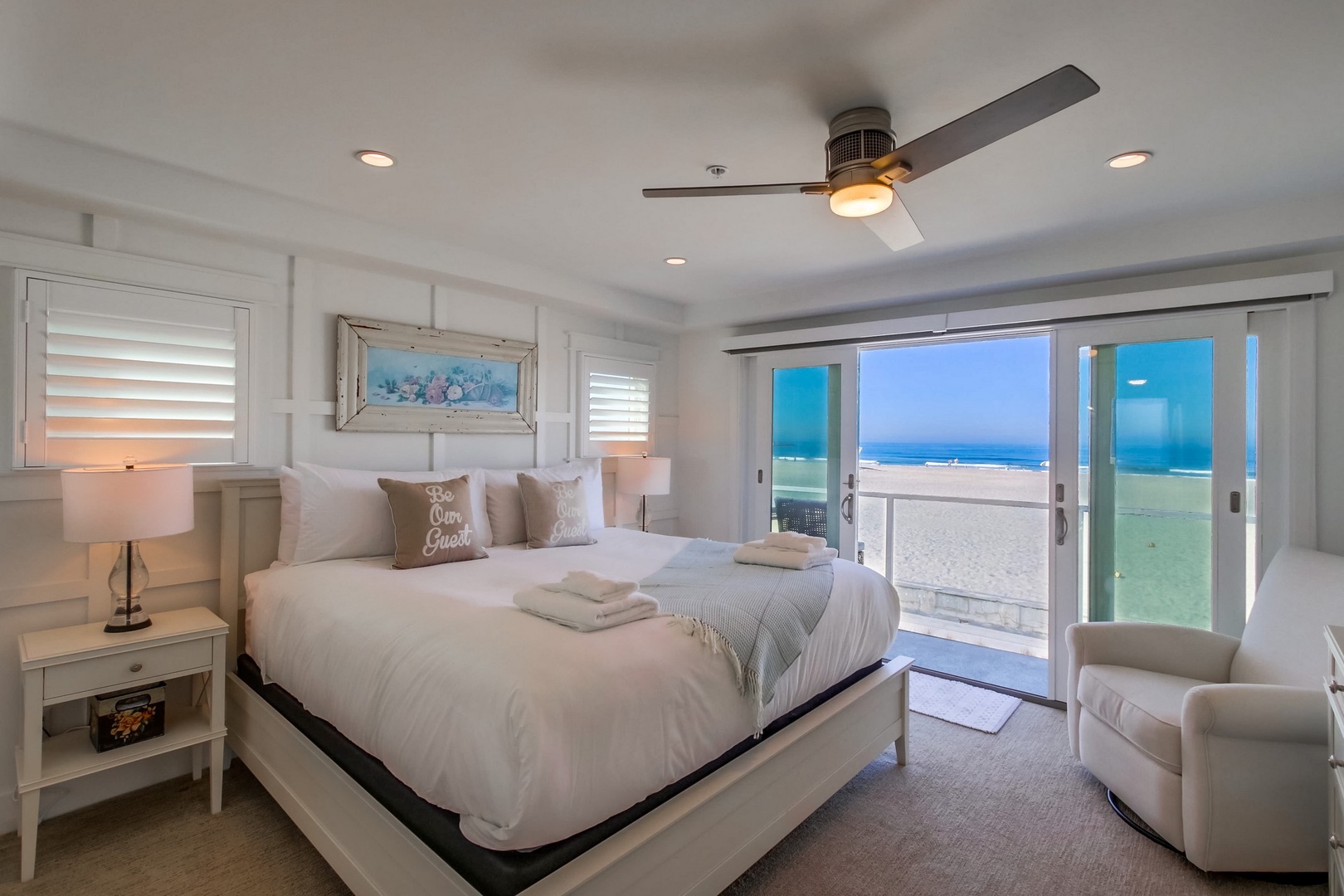 Bedroom 1 with ocean views