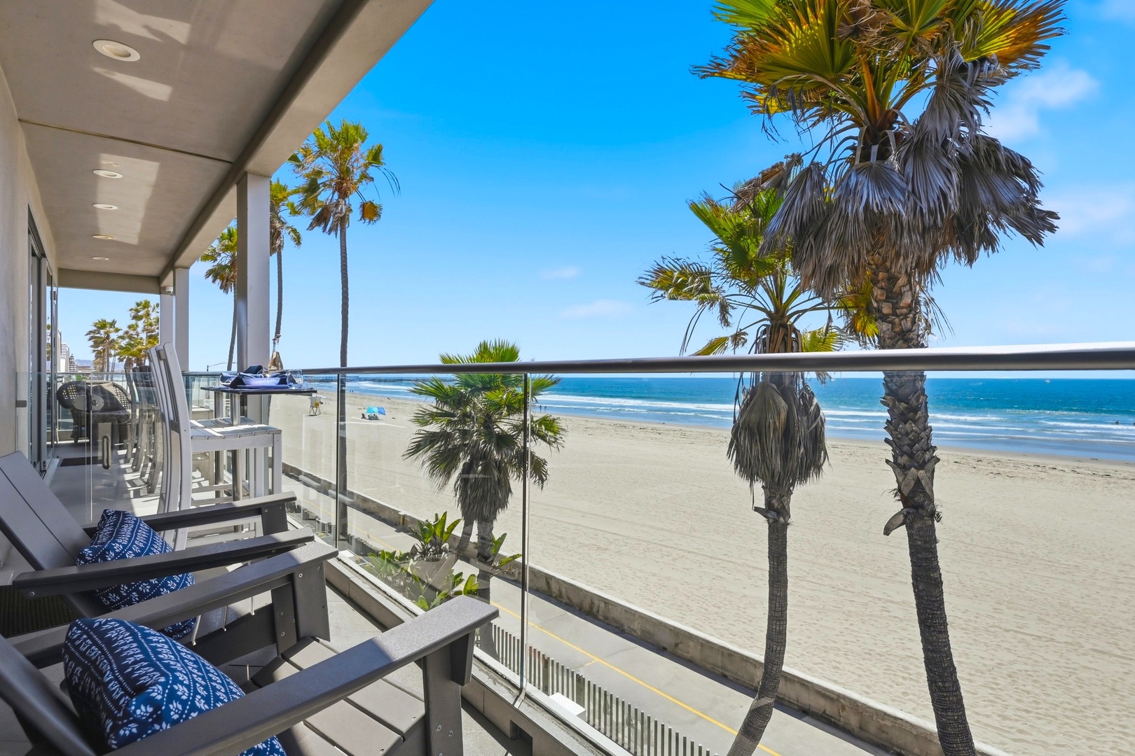 Relax on the balcony with stunning ocean views