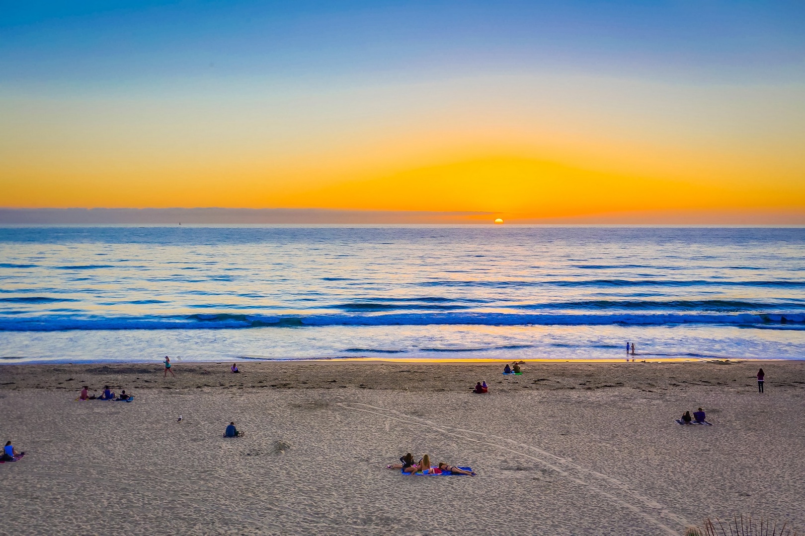Golden sunsets painting the horizon