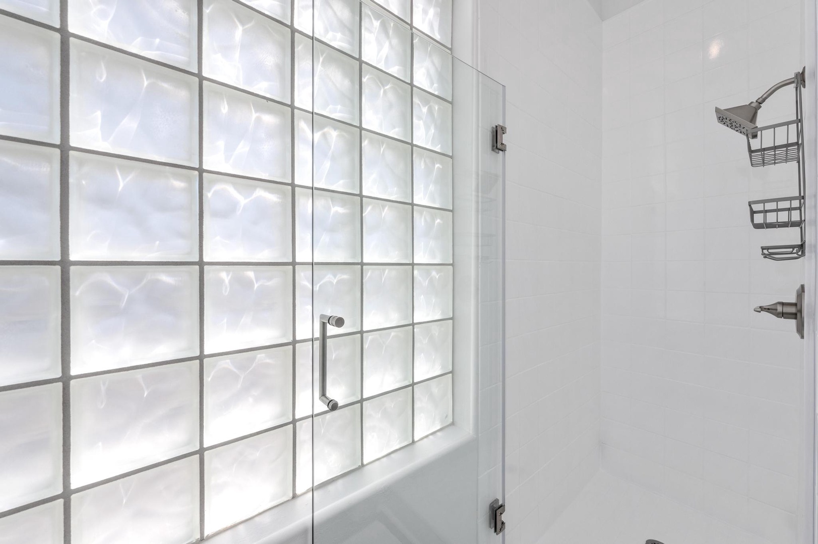 Hall bathroom with shower