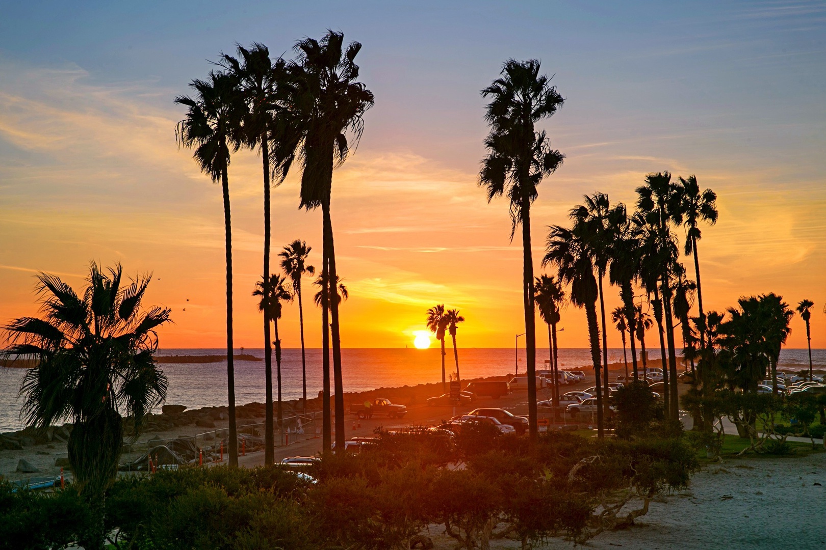 Gorgeous sunsets from the balcony