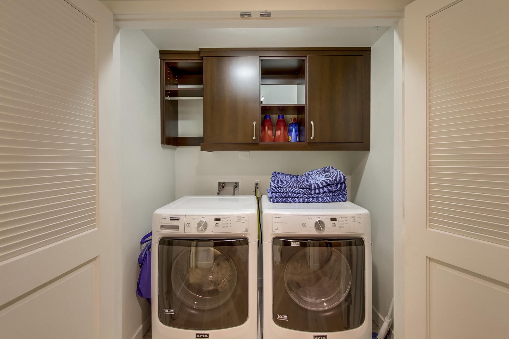Full-size washer and dryer