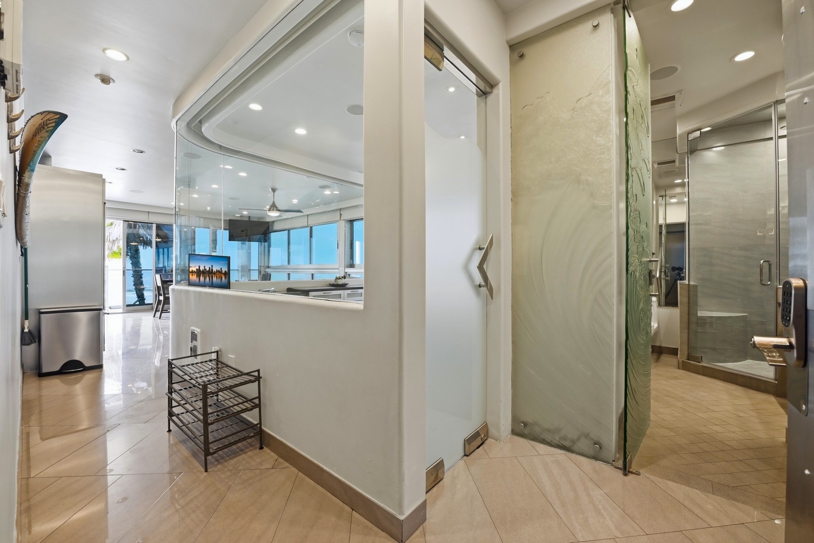 Bright open layout flows from the entryway