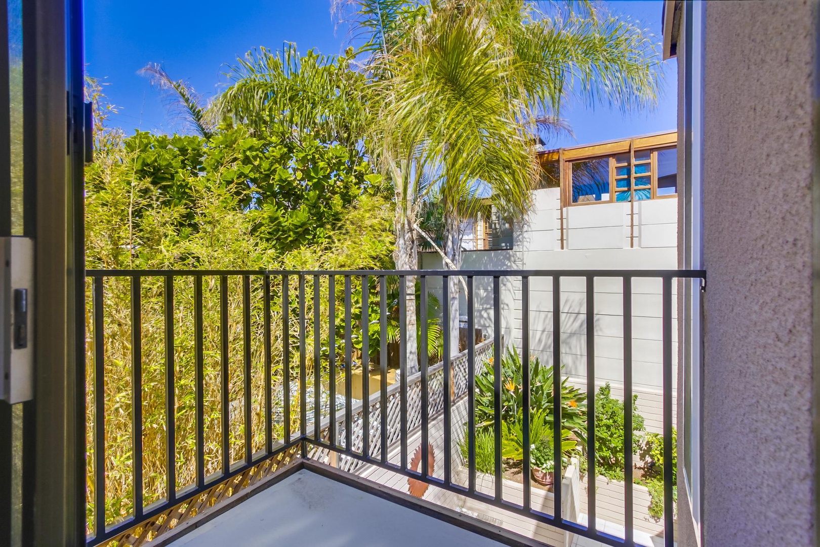 Private balcony off of Bedroom 1