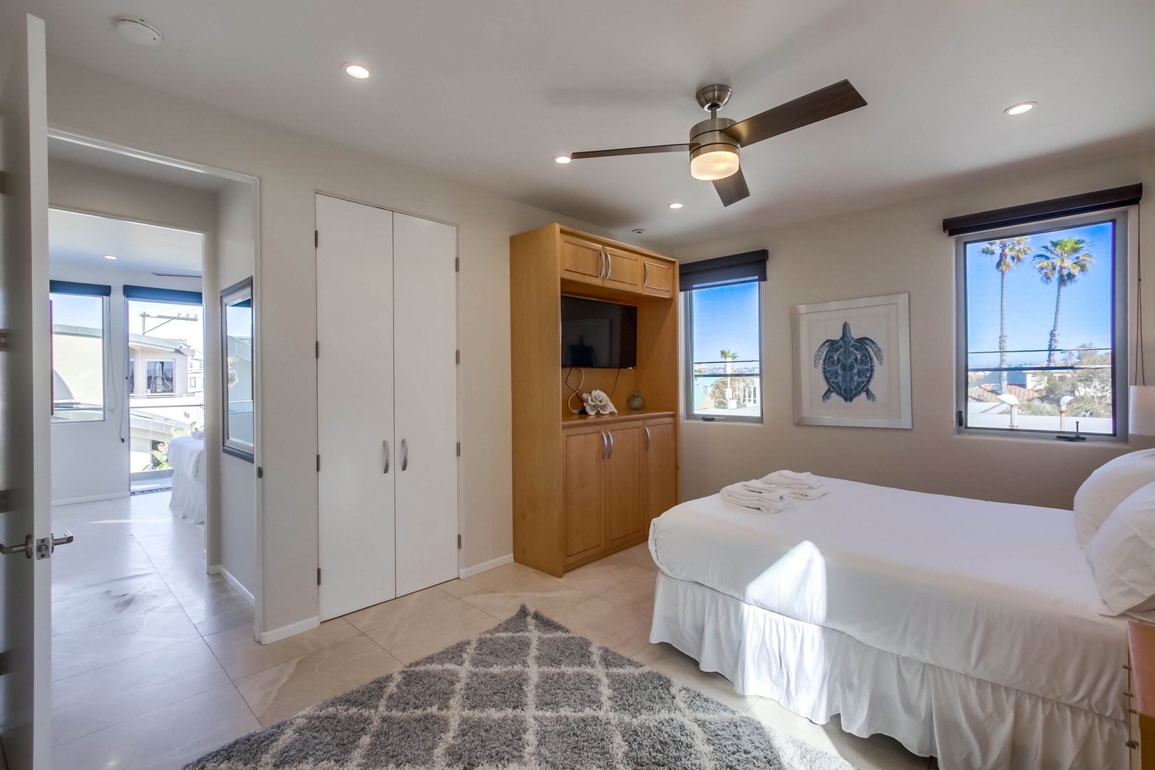 Bedroom 3 with flat screen TV