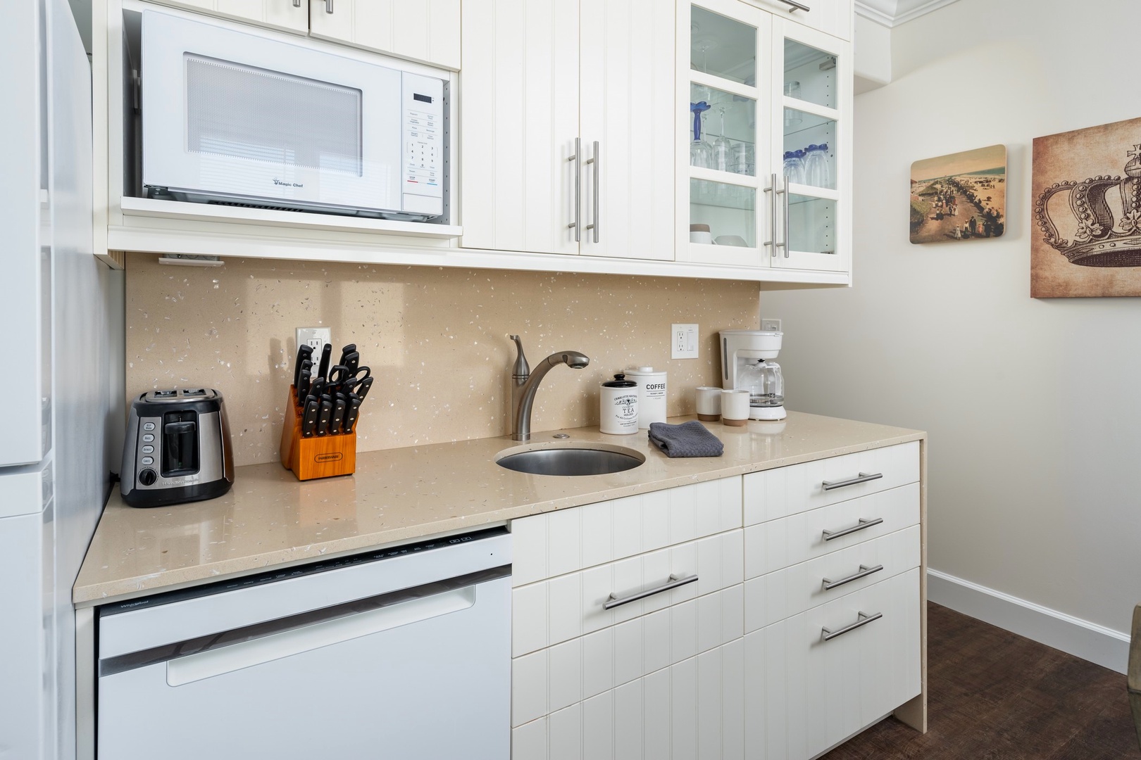 Upstairs kitchen