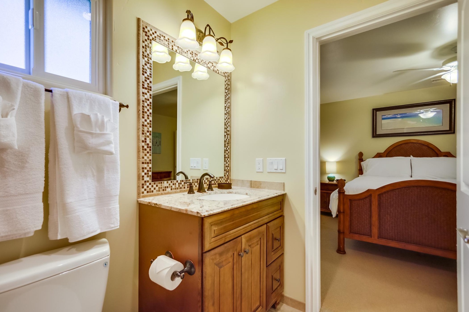 View of Master Suite From En-Suite Bath