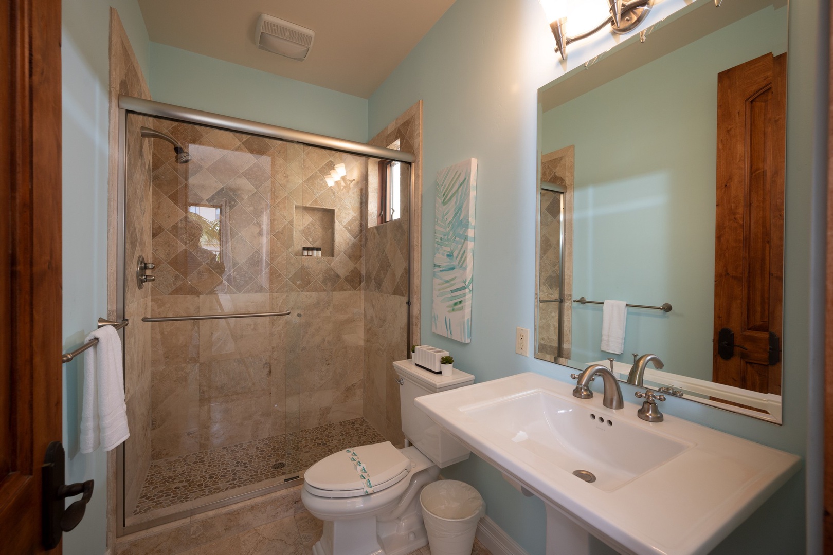 Bathroom with walk-in shower