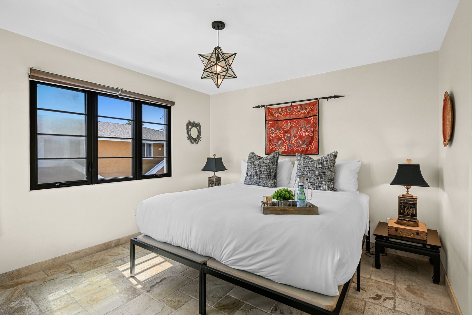 Guest suite 2 with a queen bed