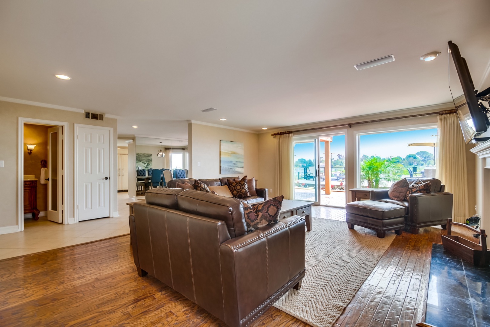 Living area with a view