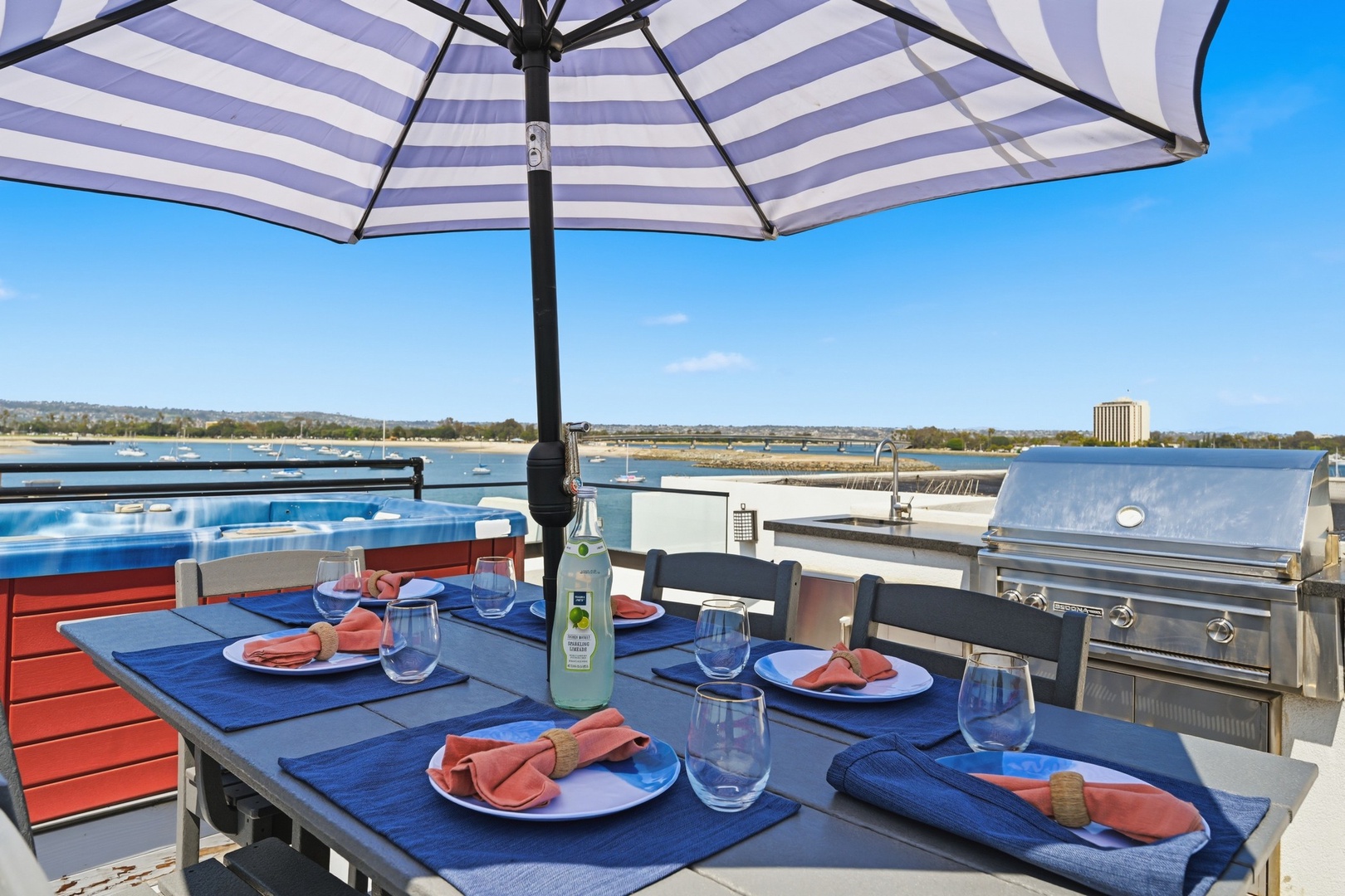 Bay view BBQ and dining