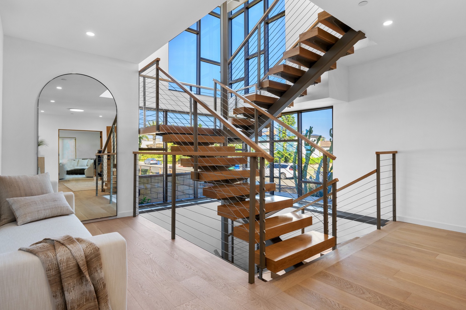 Light-filled stairwell