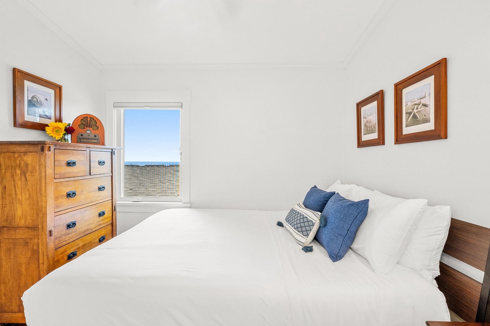 Primary bedroom with Queen bed
