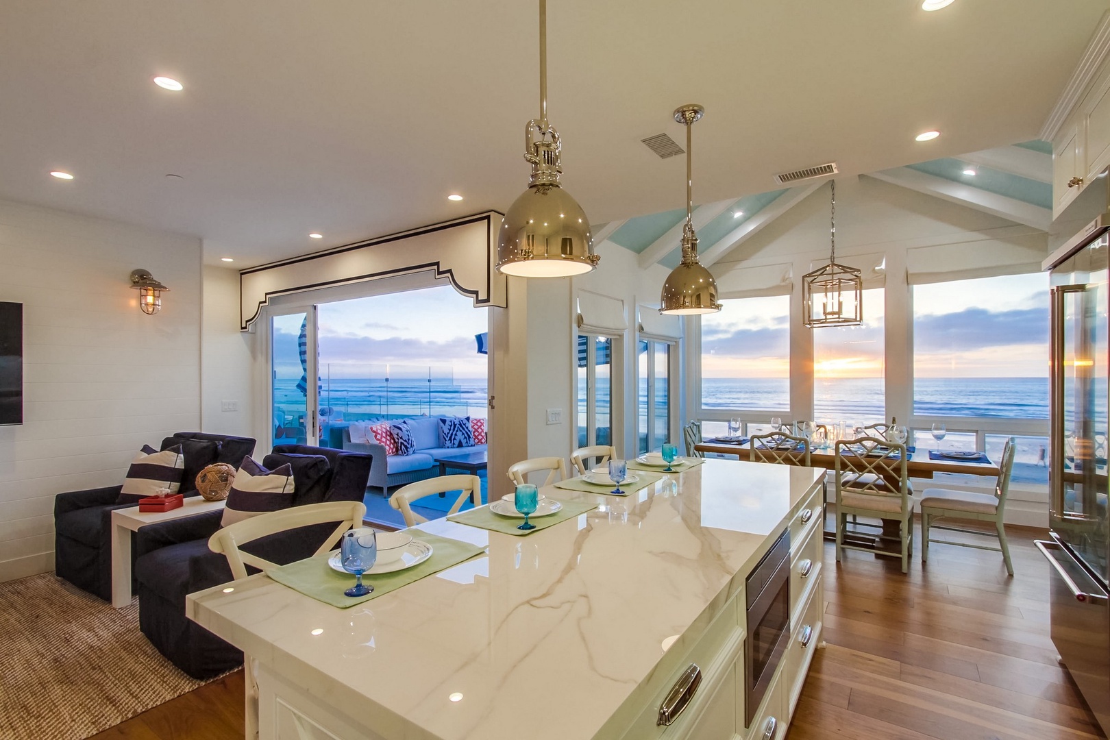 Ocean view kitchen