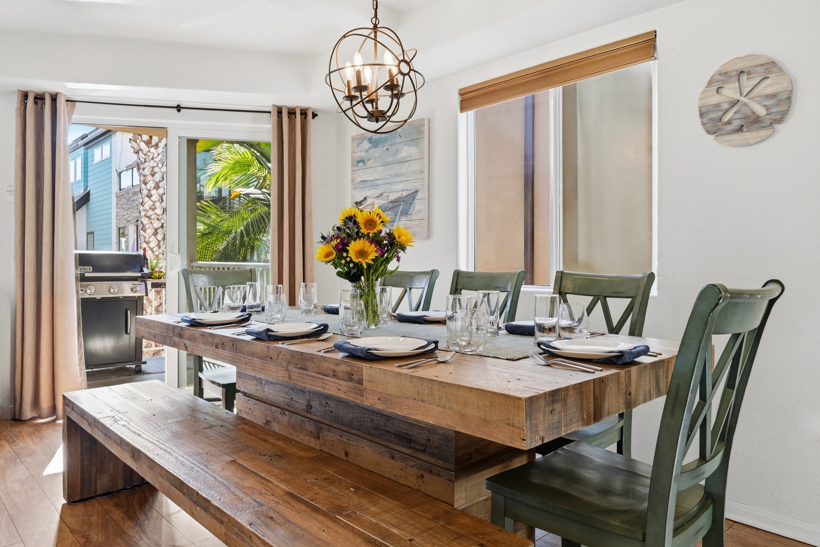 Dining view towards the balcony