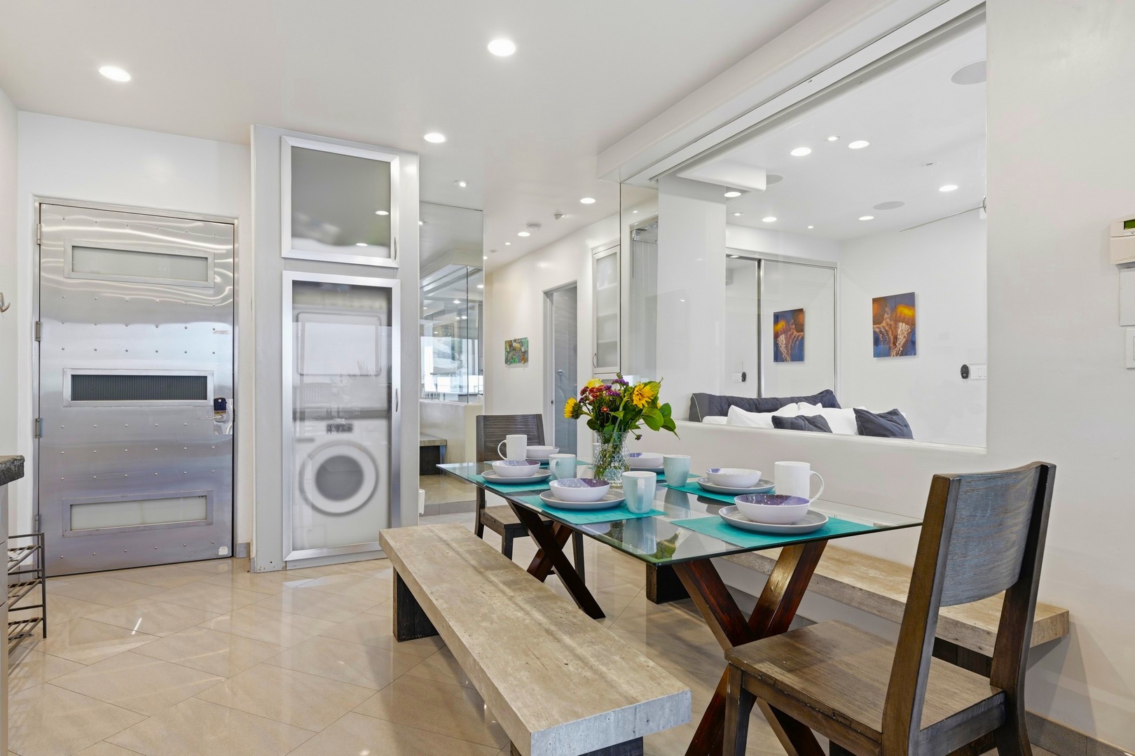 Convenient in-home laundry machines